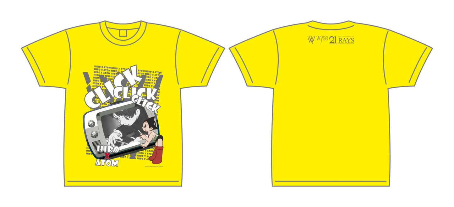 アトム× wyse コラボBIG Tシャツ<黄>