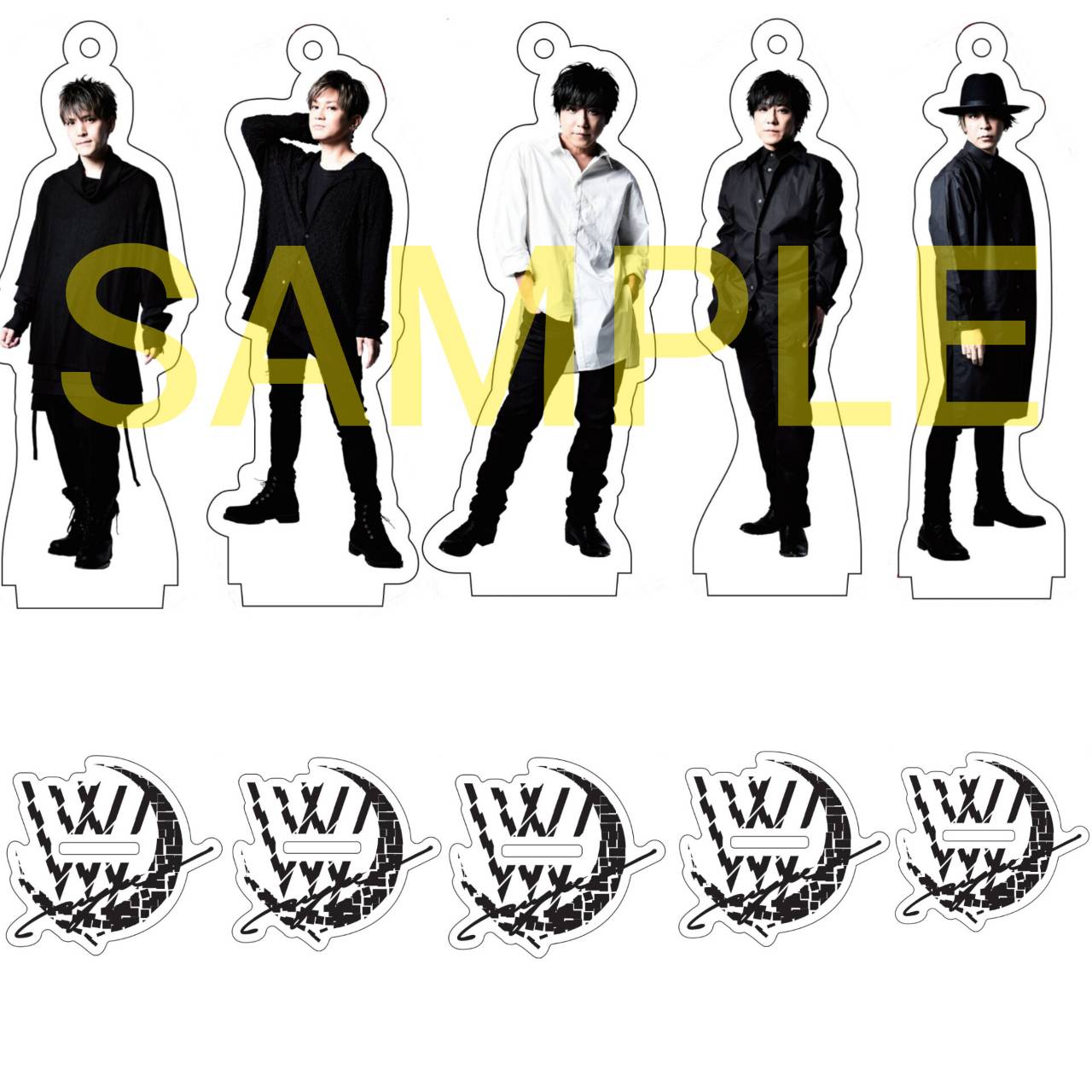 「月を想うトキ」Verアクリルキーホルダー5つセット